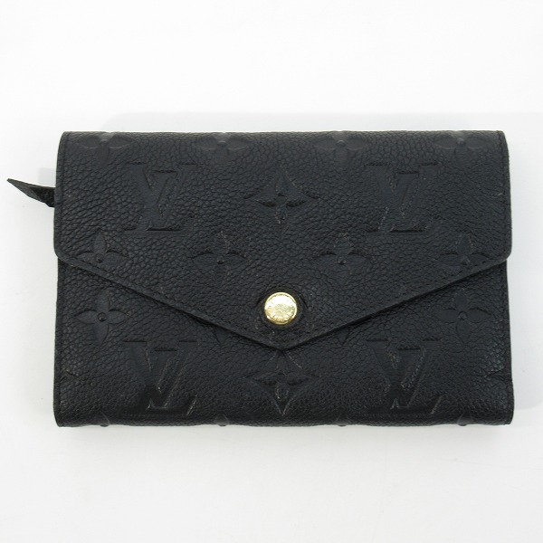 実際に弊社で買取させて頂いたLOUIS VUITTON/ルイヴィトン モノグラム アンプラント 三つ折り財布 ウォレット ブラック