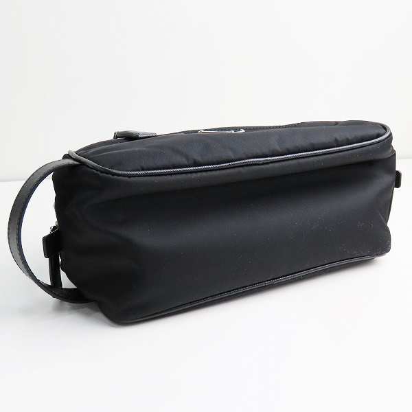 実際に弊社で買取させて頂いたPRADA/プラダ Re-Nylon xサフィアーノレザー トラベルポーチの画像 2枚目