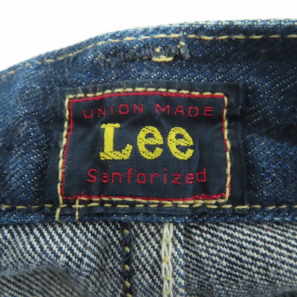 実際に弊社で買取させて頂いたLEE×THE REAL McCOY'S/リー×リアルマッコイズ センター赤タグ デニムパンツ 97111-89 /32の画像 2枚目