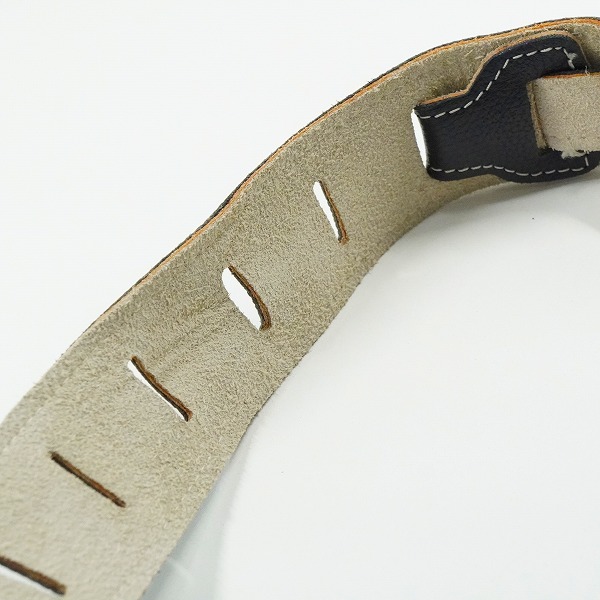 実際に弊社で買取させて頂いたProvidence/プロヴィデンス レザー調 ギターストラップ ベースストラップ ブラックの画像 6枚目