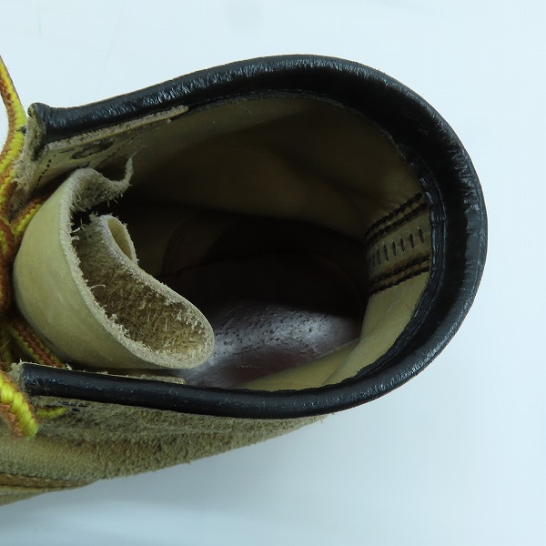 実際に弊社で買取させて頂いたRED WING/レッドウィング アイリッシュセッター スウェード ブーツ/8.5Eの画像 4枚目