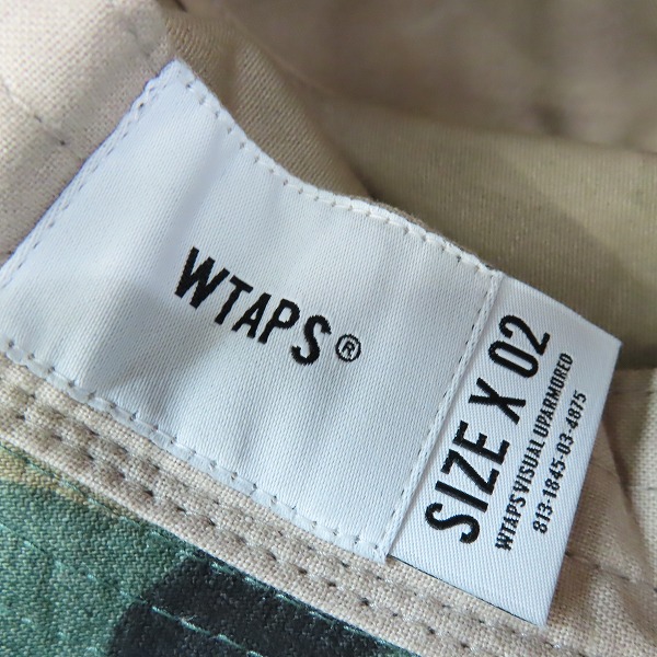 実際に弊社で買取させて頂いたWTAPS/ダブルタップス 2020AW BUCKET HAT M/WOODLAND バケットハット 202HCDT-HT15/02の画像 5枚目