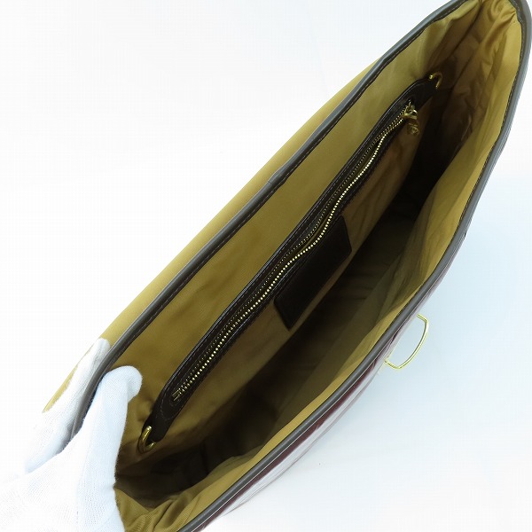 実際に弊社で買取させて頂いたHUNTING WORLD/ハンティングワールド レザー ビジネスバッグ/ショルダーバッグの画像 3枚目