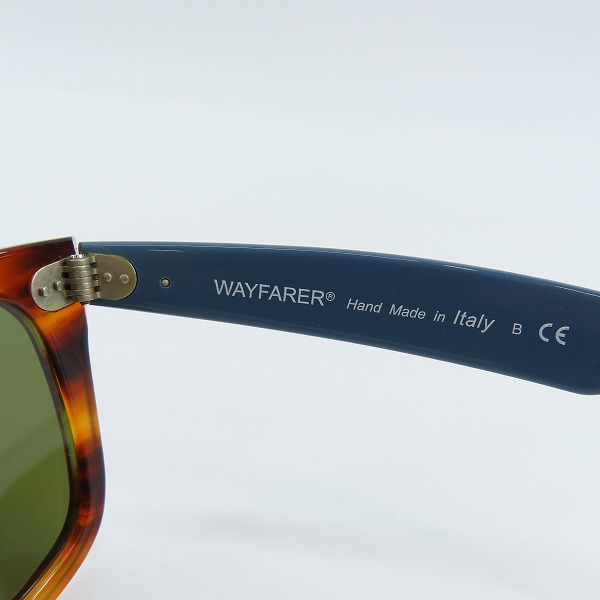 実際に弊社で買取させて頂いたRay-Ban/レイバン WAYFARER/ウェイファーラー サングラス RB2140-F 1176/17の画像 4枚目
