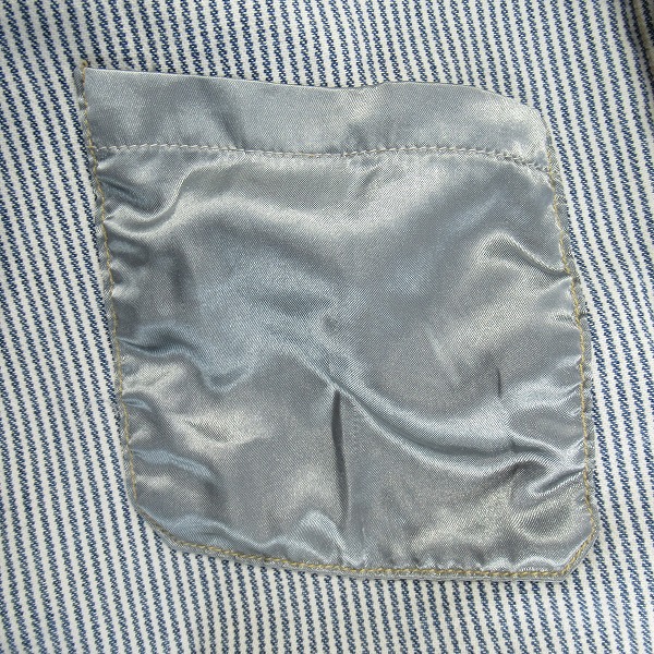 実際に弊社で買取させて頂いたBLUE BLUE/ブルーブルー ウエスタン ストライプシャツ /2の画像 5枚目