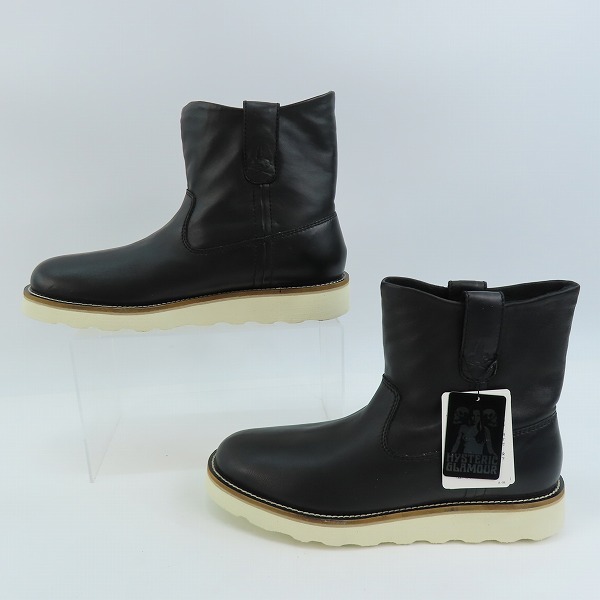 実際に弊社で買取させて頂いた【未使用】HYSTERIC GLAMOUR/ヒステリックグラマー 羊革 ペコスブーツ/9の画像 3枚目