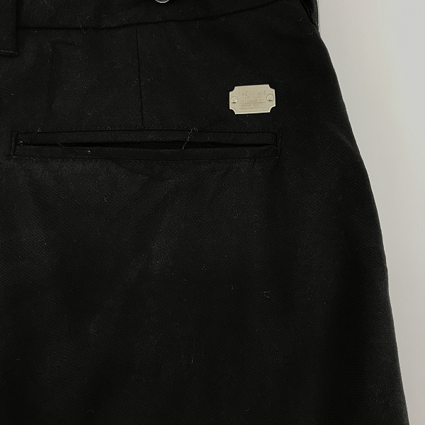 実際に弊社で買取させて頂いたTHE CRIMIE/クライミー スラックスパンツ ブラック/Mの画像 6枚目