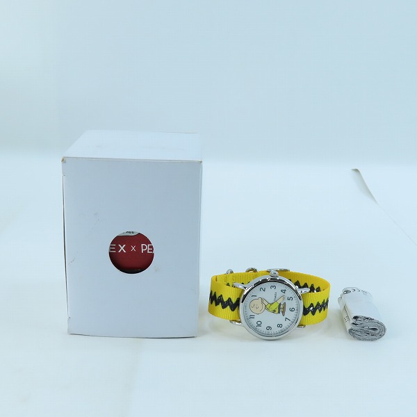実際に弊社で買取させて頂いたTIMEX×PEANUTS/タイメックス×ピーナッツ チャーリーブラウン 腕時計 TW-2R41100の画像 6枚目