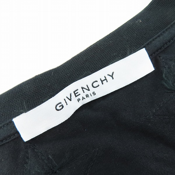 実際に弊社で買取させて頂いた【JPタグ】GIVENCHY/ジバンシー クルーネック スター/星 ワッペン 半袖シャツ/XLの画像 2枚目
