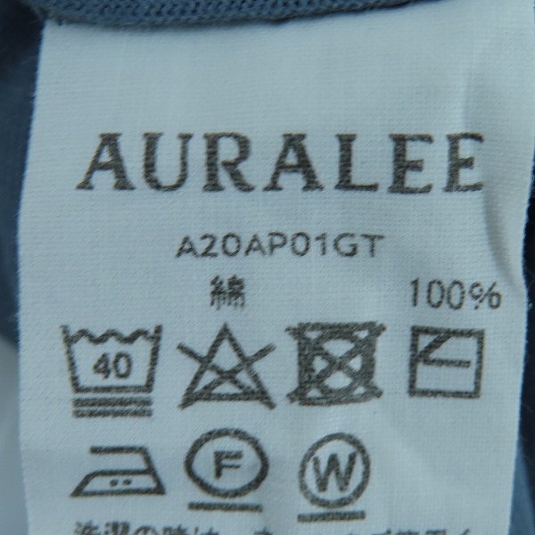 実際に弊社で買取させて頂いたAURALEE/オーラリー 長袖Tシャツ ブルーグレー系/3の画像 3枚目