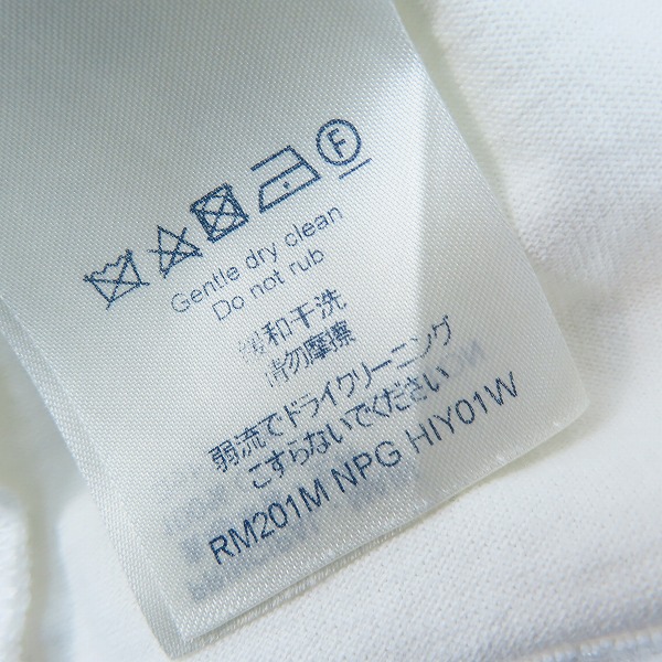 実際に弊社で買取させて頂いた【JPタグ】LOUIS VUITTON/ルイヴィトン 20SS ウィズチェーンジャガードリブカラーTシャツ RM201M NPG HIY01W/XLの画像 6枚目