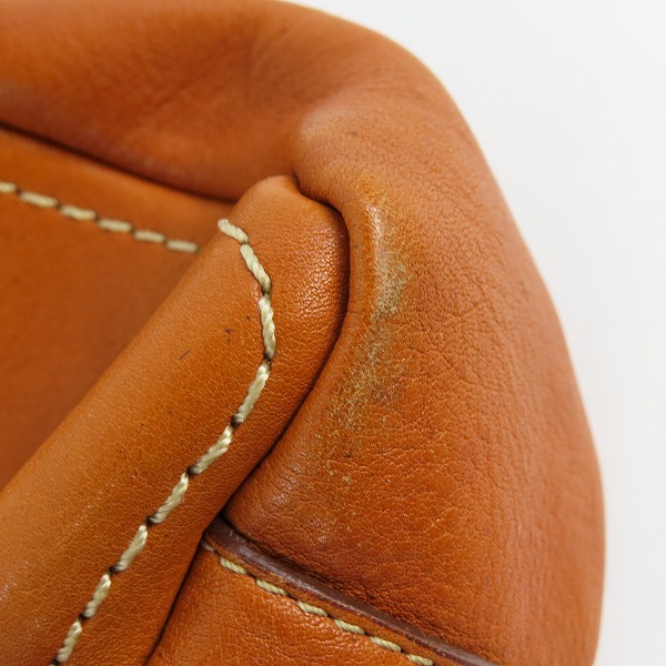 実際に弊社で買取させて頂いた土屋鞄製造所/ツチヤカバン Tone OILNUME/トーンオイルヌメ ジップトップショルダーバッグ/キャメルの画像 8枚目