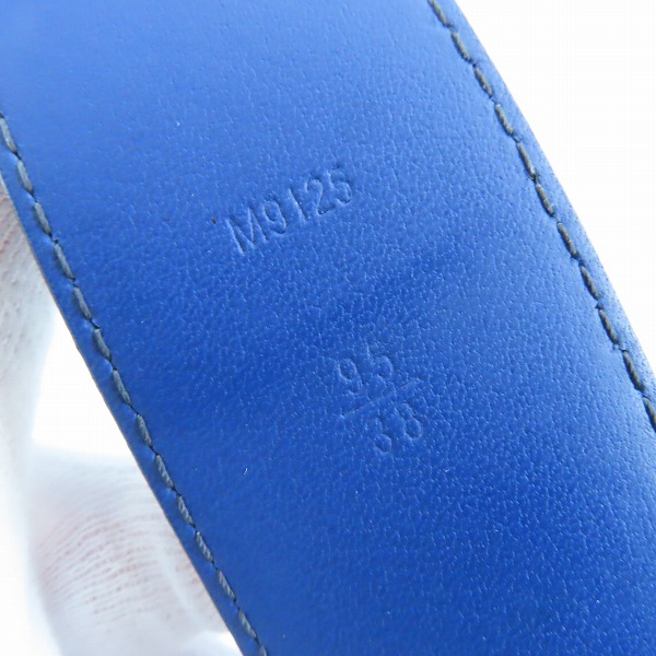 実際に弊社で買取させて頂いたLOUIS VUITTON/ルイヴィトン レザー サンチュール イニシャルLV ベルト M9125/95/38の画像 4枚目