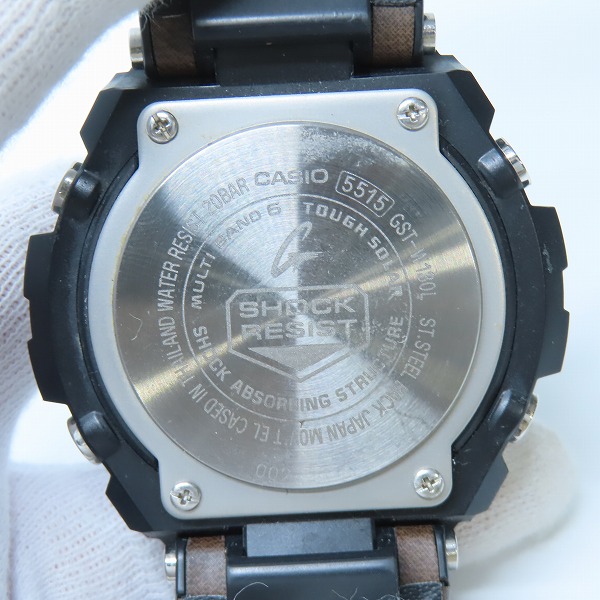 実際に弊社で買取させて頂いたG-SHOCK/Gショック G-STEEL マルチバンド6 電波 タフソーラー GST-W130L-1AJFの画像 3枚目