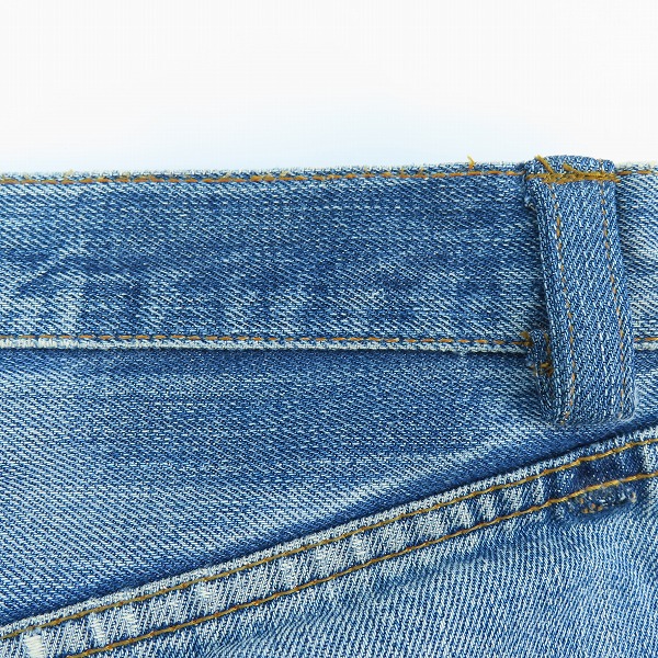 実際に弊社で買取させて頂いたLEVI'S/リーバイス 501 66前期 ボタン裏刻印6 足長R ビッグE ヴィンテージ/ビンテージ デニムパンツの画像 4枚目