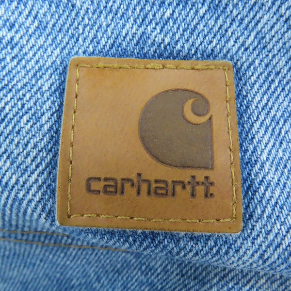 実際に弊社で買取させて頂いたCarhartt/カーハート ジップフライ デニムパンツ/40×32の画像 2枚目