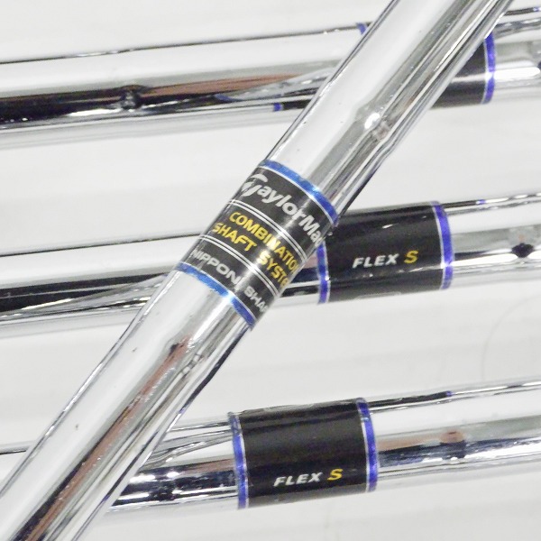 実際に弊社で買取させて頂いたTaylorMade/テーラーメイド rac CGB アイアン #5～9,P,A,Sw 8本セット NIPPON SHAFT FLEX:Sの画像 5枚目