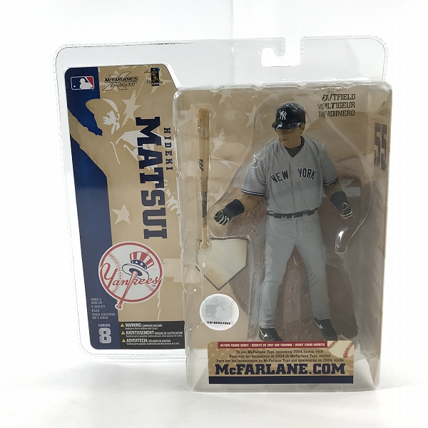 実際に弊社で買取させて頂いた【未開封】McFARLANE TOYS/マクファーレントイズ SPORTSPICKS ニューヨークヤンキース 松井秀喜