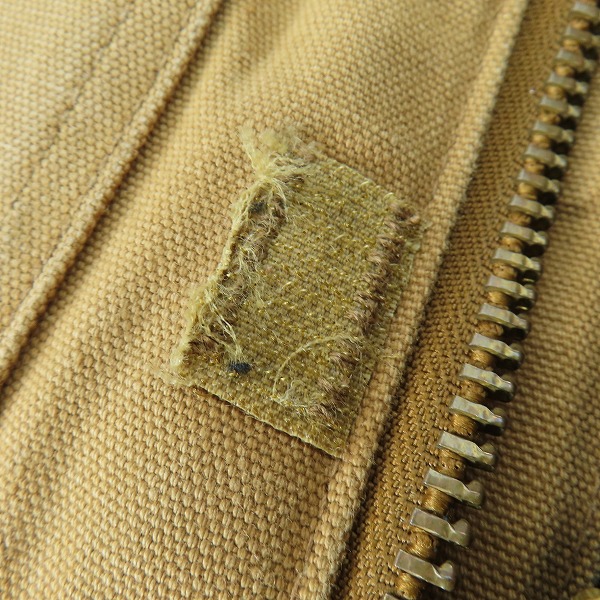 実際に弊社で買取させて頂いたCarhartt/カーハート トラディショナルコート ダック地 ワークジャケットの画像 5枚目