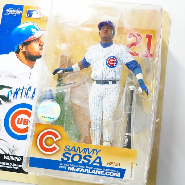 実際に弊社で買取させて頂いた【未開封】McFARLANE TOYS/マクファーレントイズ カブス ノマー・ガルシアパーラ/マーク・プライアー/サミーソーサ フィギュアの画像 8枚目