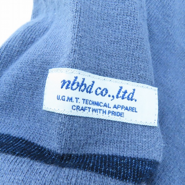 実際に弊社で買取させて頂いたNEIGHBORHOOD/ネイバーフッド ボーダー 長袖Tシャツ 141LHFBN-CSM01/Mの画像 5枚目