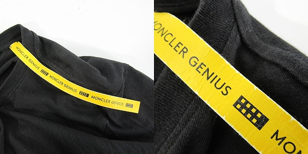 実際に弊社で買取させて頂いた【JPタグ】MONCLER×Lewis Leathers×Fragment/モンクレール×ルイスレザー×フラグメント Tシャツ G209U8C00007/XLの画像 9枚目