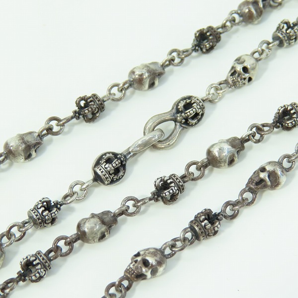 実際に弊社で買取させて頂いたJustin Davis/ジャスティンデイビス Skull Divine Chain/スカルディヴァインチェーン SNJ126/50㎝