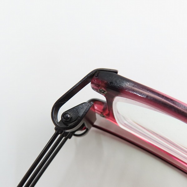 実際に弊社で買取させて頂いたLess than human/レスザンヒューマン メガネフレーム  Orange の画像 4枚目