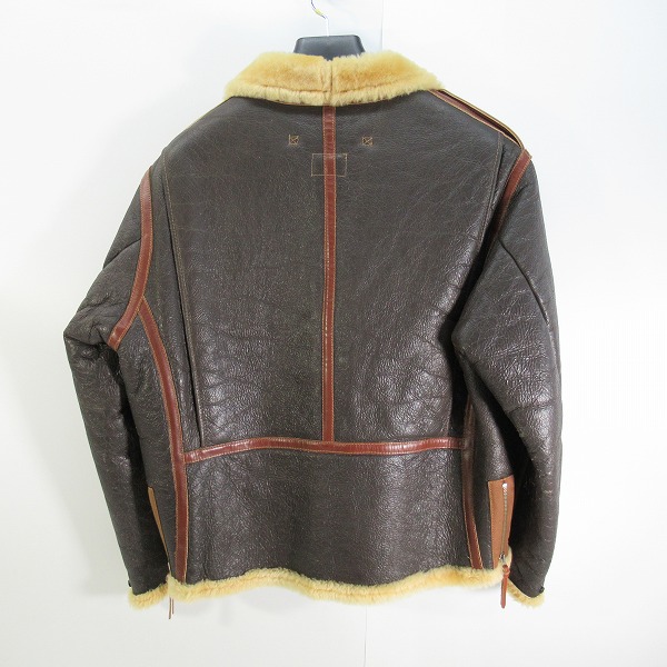 実際に弊社で買取させて頂いたBUZZ RICKSON'S/バズリクソンズ B-6 フライト/ムートンジャケット/40Rの画像 1枚目
