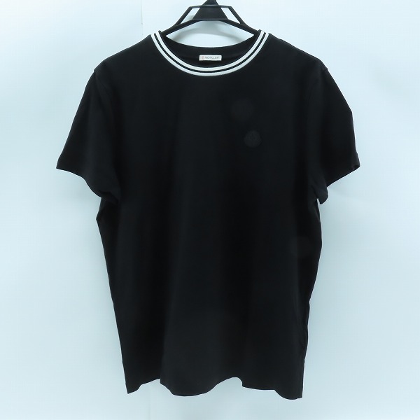 実際に弊社で買取させて頂いた【JPタグ】MONCLER/モンクレール 胸ロゴ刺繍 Tシャツ カットソー F10918C71700 XXL