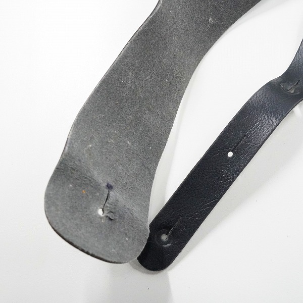 実際に弊社で買取させて頂いたFERNANDES/フェルナンデス レザー調 ストラップ ギターストラップ ベースストラップ ブラックの画像 3枚目