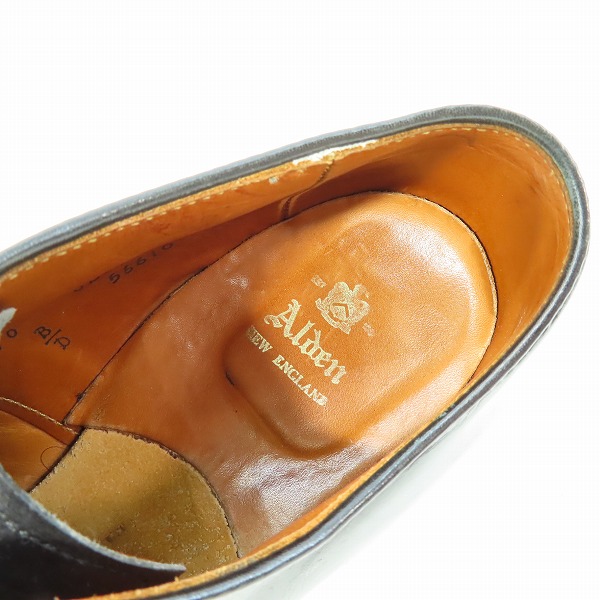 実際に弊社で買取させて頂いたALDEN/オールデン モディファイドラスト ストレートチップ シューズ 56610/10の画像 4枚目