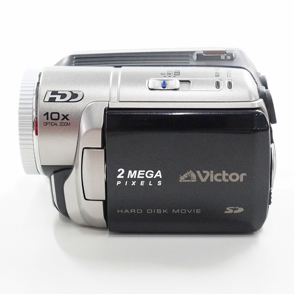 実際に弊社で買取させて頂いたVictor JVC/ビクターJVC GZ-MG70 ハードディスク ビデオカメラ 動作確認済みの画像 2枚目