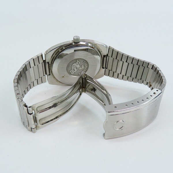 実際に弊社で買取させて頂いたOMEGA/オメガ 自動巻 SEAMASTER/シーマスター ブルー デイデイト アンティーク 14829の画像 5枚目