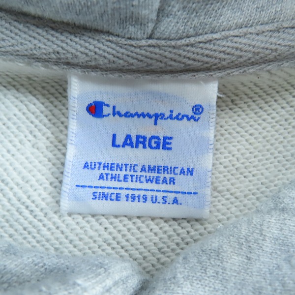 実際に弊社で買取させて頂いたChampion/チャンピオン フーデッドスウェット パーカー/Lの画像 2枚目