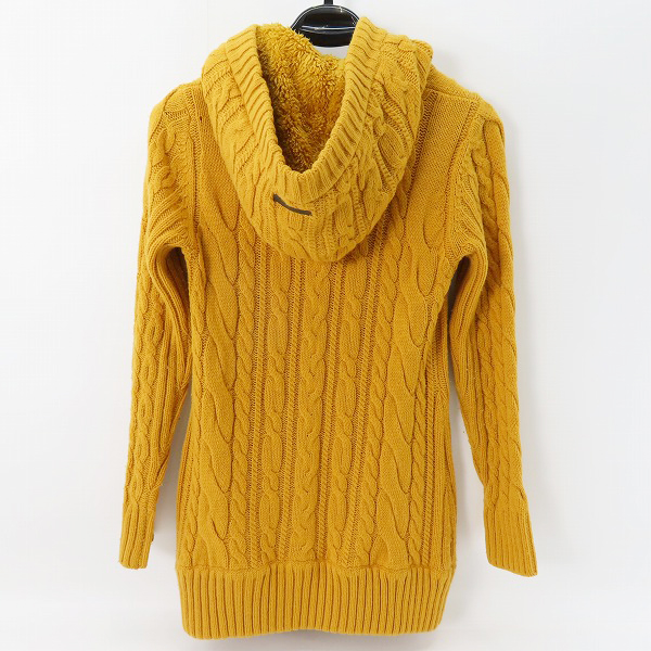 実際に弊社で買取させて頂いたBURBERRY LONDON BLUE LABEL/バーバリーロンドン ブルーレーベル 二ット ケーブル編みカーディガン/E1N33-270-60/38の画像 1枚目