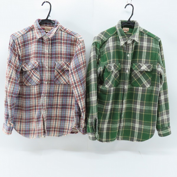 実際に弊社で買取させて頂いたDUBBLEWORKS/ダブルワークス ネルシャツ ヘビーネルシャツ/40 2点セット