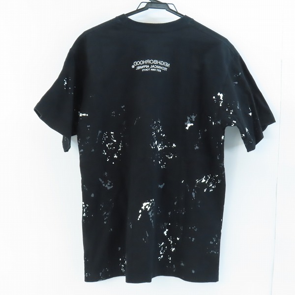 実際に弊社で買取させて頂いたNEIGHBORHOOD/ネイバーフッド DRIP C-TEE SS ペイント ロゴ プリント 半袖 Tシャツ/Sの画像 7枚目