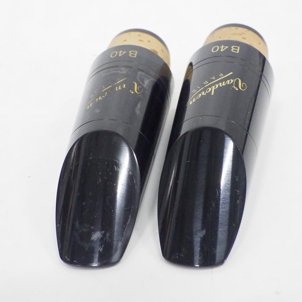 実際に弊社で買取させて頂いた Vandoren/バンドーレン B40 クラリネット用 マウスピース 2個セットの画像 4枚目
