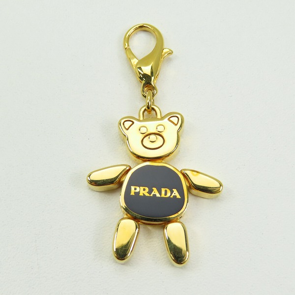 実際に弊社で買取させて頂いたPRADA/プラダ テディベア チャーム キーホルダー 1AJB11 の画像 1枚目