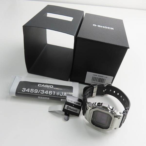 実際に弊社で買取させて頂いたG-SHOCK/Gショック フルメタルケース Bluetooth対応 電波ソーラー/マルチバンド6 腕時計/ウォッチ GMW-B5000-1JFの画像 7枚目