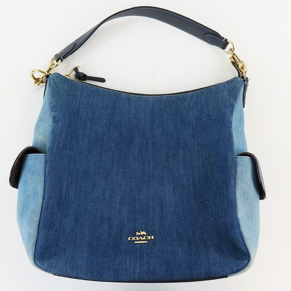 実際に弊社で買取させて頂いたCOACH/コーチ 2WAY ペニー デニム ショルダーバッグ/ハンドバッグ/C2830
