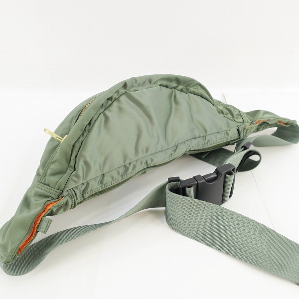 実際に弊社で買取させて頂いたPORTER/ポーター TANKER タンカー WAIST BAG ウエストバッグ カーキの画像 2枚目