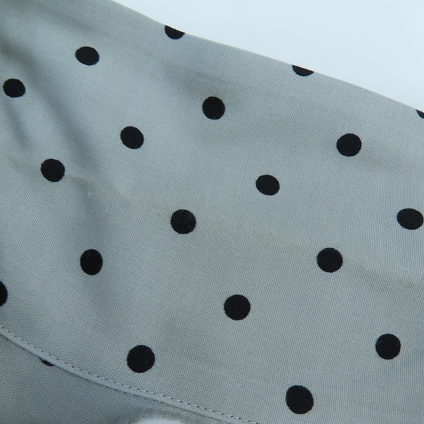 実際に弊社で買取させて頂いたWACKO MARIA/ワコマリア ドット柄 オープンカラー 半袖シャツ/アロハシャツ XLの画像 4枚目