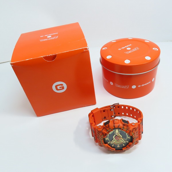 実際に弊社で買取させて頂いたG-SHOCK×DRAGON BALL Z/Gショック×ドラゴンボールZ デジタルアナログ GA-110シリーズ コラボ 腕時計 GA-110JDB-1A4JRの画像 6枚目