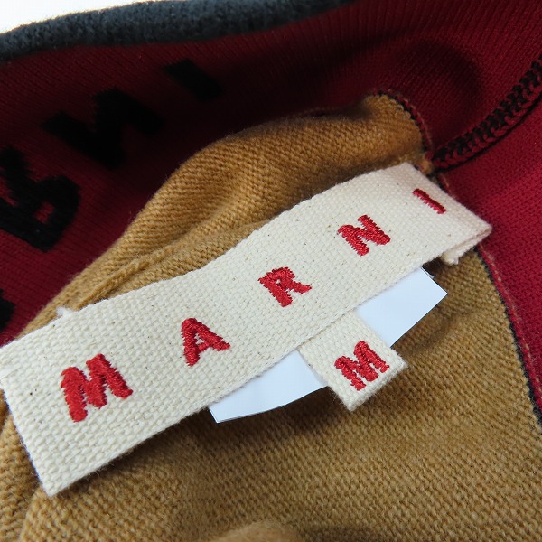 実際に弊社で買取させて頂いたMARNI/マルニ バイカラーニットキャップ clmc0025q1/Mの画像 3枚目