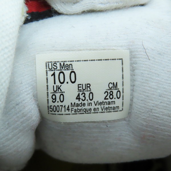 実際に弊社で買取させて頂いたVANS×JACKSON PILZ/バンズ×ジャクソン・ピルツ SK8-HI PRO/ケートハイ プロ 500714/28.0の画像 5枚目