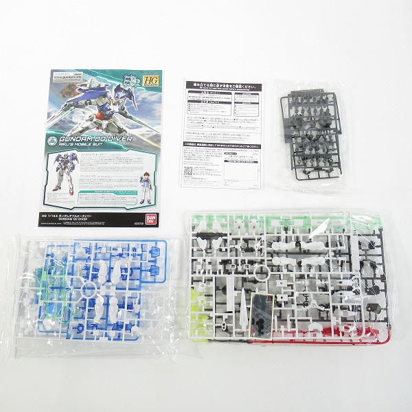 実際に弊社で買取させて頂いた【未組立】一番くじ 機動戦士ガンダム ガンプラ 2023 HG ガンダムエアリアル/ダブルオーダイバー ソリッドクリア 2点セットの画像 2枚目