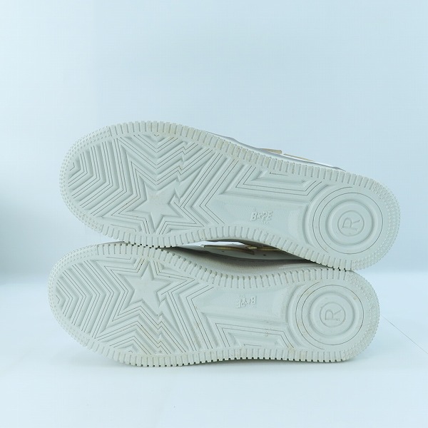 実際に弊社で買取させて頂いたA BATHING APE/アベイシングエイプ スニーカー 1J80191054/26の画像 2枚目