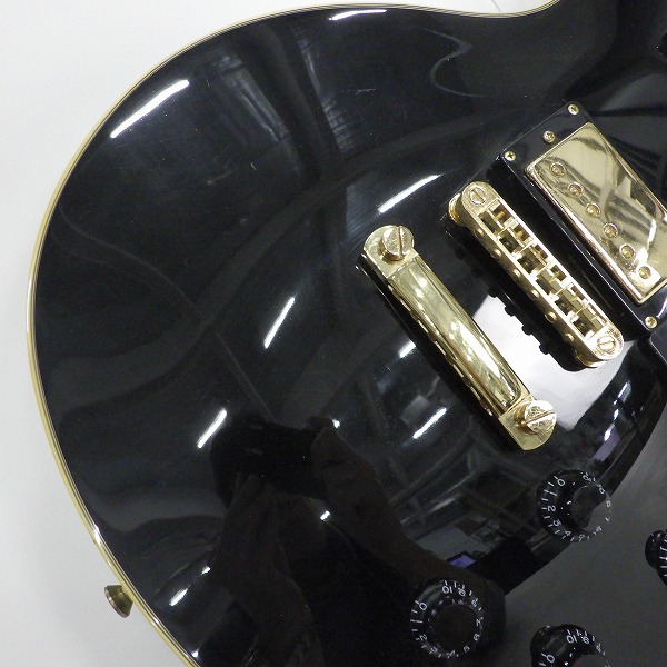 実際に弊社で買取させて頂いた★【弦無し】Mavis/メイビス レスポールカスタムType エレキギター セットネック ソフトケース付の画像 5枚目